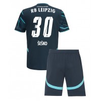 Echipament fotbal RB Leipzig Benjamin Sesko #30 Tricou Treilea 2024-25 pentru copii maneca scurta (+ Pantaloni scurti)